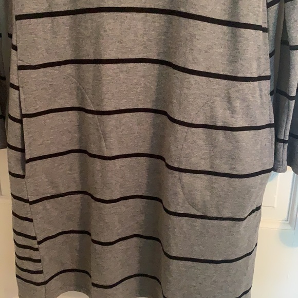J. Jill Striped Long-Sleeved Dress - Picture 3 of 4